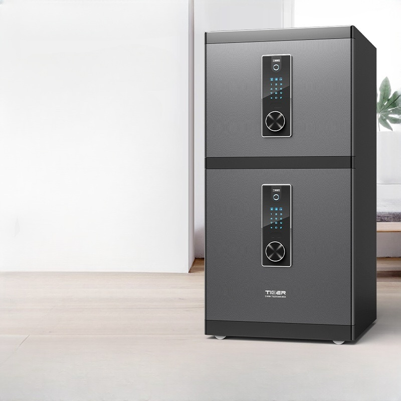 險櫃傢用小型60/80/100cm指紋保險箱辦公大型全鋼保管箱