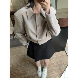 現貨>Hers 夢想攝影首爾家｜通勤闊感小西裝（4色） 西裝外套 外套 西裝 短板外套 西服
