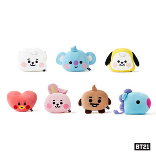 🔥全網最低價🔥BT21 臉型抱枕卡通可愛車載靠墊頭枕公仔玩偶靠墊護頸枕睡覺頭枕