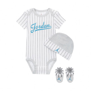 Nike 包屁衣 Jordan 新生兒 嬰幼兒 禮盒組 彌月禮 喬丹 三件組【ACS】 JD2413030NB-002