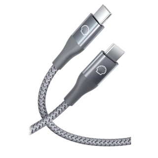 【SHELL 殼牌】USB-C to USB-C 反光充電傳輸線 1M