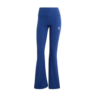 Adidas ESS FL Leggings IY9671 女 喇叭褲 長褲 緊身 休閒 復古 流行 藍