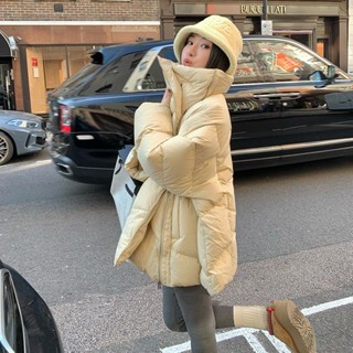 愛依依 風衣外套 防風外套 風衣棉衣外套 保暖 麵包服 S-2XL新款輕薄棉服棉衣棉裧高級感設計感小個子-1232.