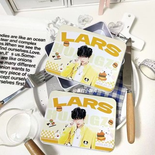 【黃子弘凡✨】免運 原創黃子弘凡LARS應援色可愛實用收納鐵盒12*9*4cm光油凹凸亮麵蓋