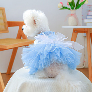 【免運下殺】寵物衣服 狗狗服飾 貓咪衣服 PETCIRCLE寵物圈外貿寵物狗狗衣服新華爾滋紗裙