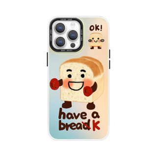 適用卡通磁吸麵包iPhone15promax小米14/13蘋果16華為mate60pro/p70創意oppo榮耀90一加