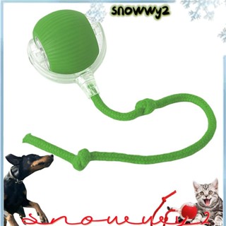 SNOWWY2智慧貓玩具,自動可充電電動貓球玩具,快速軋製模仿老鼠尾巴室內演奏狗貓訓練球寵物用品