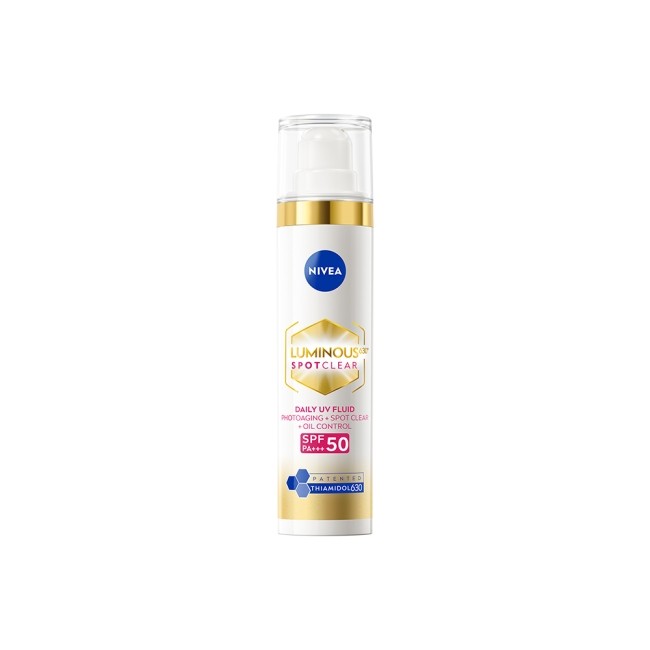 妮維雅LUMINOUS630淡斑煥白UV防禦乳SPF50 40ml(淡斑+防曬)