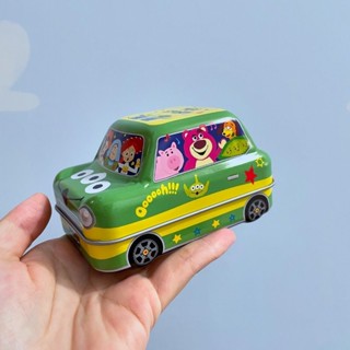 ADJ☁️【現貨】迪士尼 皮克斯 玩具總動員 情人節 收納 鐵盒小汽車 胡迪 巴斯 翠絲 三眼怪 熊抱哥 抱抱龍