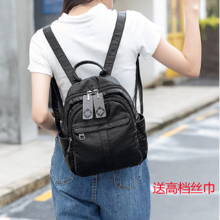 【星星包包專賣】 2025網紅後揹包真皮女新款媽咪包大容量牛皮揹包休閒輕便旅行包包