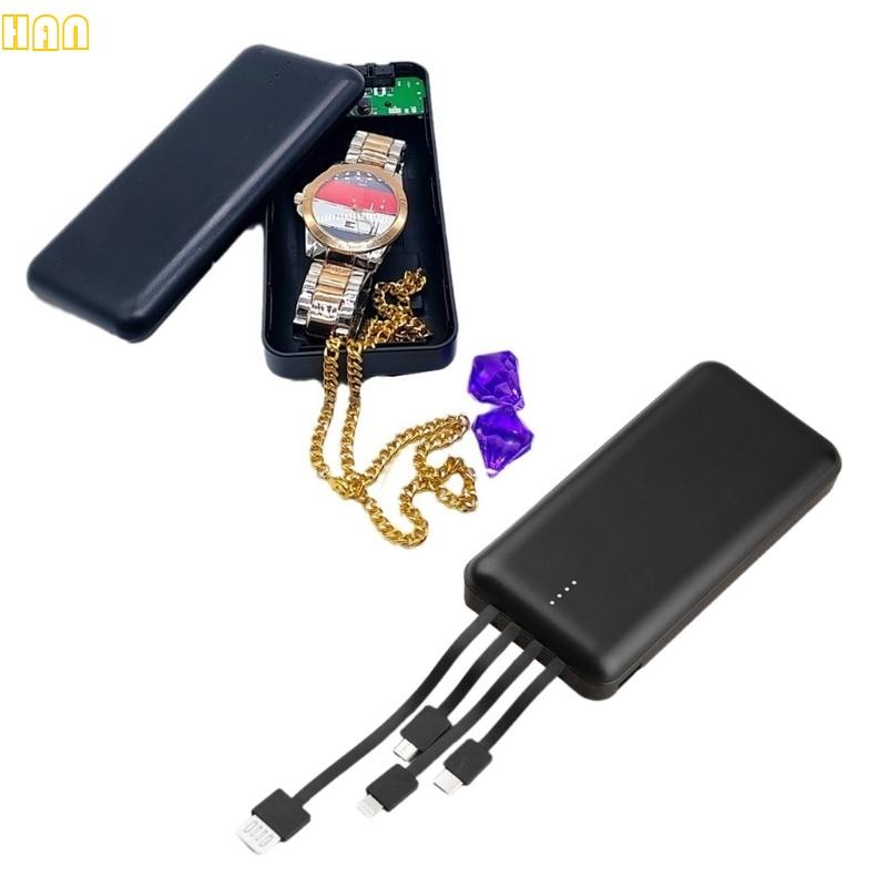 HAN 偽裝移動電源存儲保險箱,用於存放有價值的秘密珠寶容器