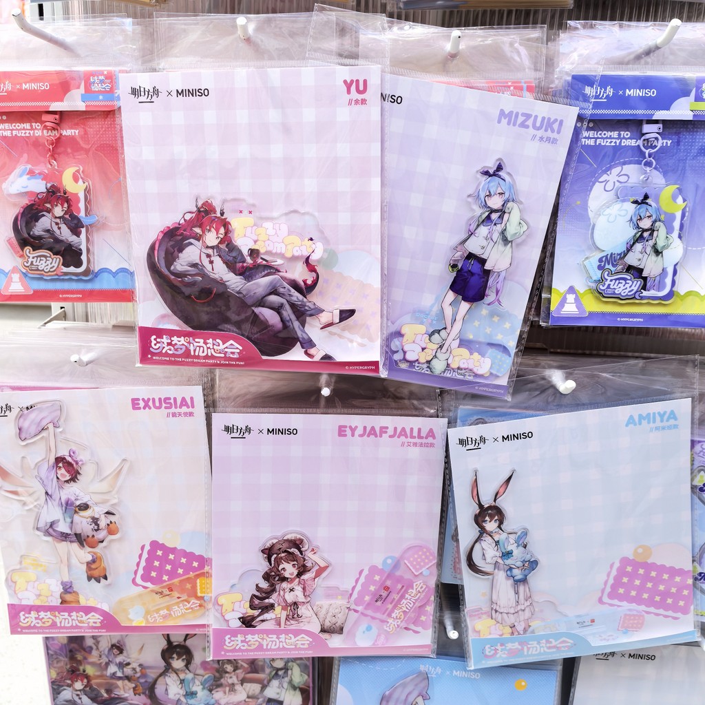 【台灣出貨】免運MINISO名創優品明日方舟亞克力立牌-艾雅法拉款阿米婭餘款
