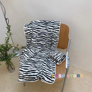 【Free Spirit】ins斑馬紋浴巾 速乾加大毛巾 加厚珊瑚絨柔軟吸水毛巾 家用毛巾 沐浴巾兩件套 洗臉巾家用洗澡