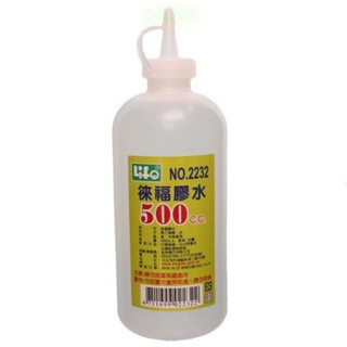 【竹科文具】原廠公司現貨 徠福LIFE NO.2232 特大膠水補充液 500cc 一瓶入