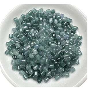 宏雲Hongyun-jf-(10pcs)- 緬甸A貨翡翠吊墜冰種小桶珠項鍊掛件玉石玉器禮物飾品珠寶批發