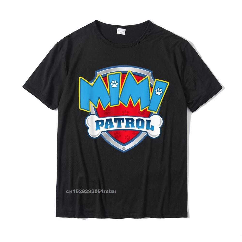 Mimi Patrol 襯衫-狗媽媽爸爸有趣的生日派對 T 恤個性化上衣 T 恤上衣 & 男士嘻哈 T 恤