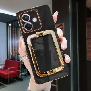 新款手機殼適用於 OPPO A3x Reno12F OPPOA3X 5G 軟殼外殼附支架金屬支架相機保護套手機殼