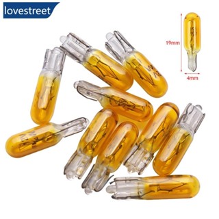 Lovestreet 10Pcs W2W T5 12V 1.2W 汽車鹵素燈儀表燈儀表板 T5 LED 燈泡儀表燈汽車車