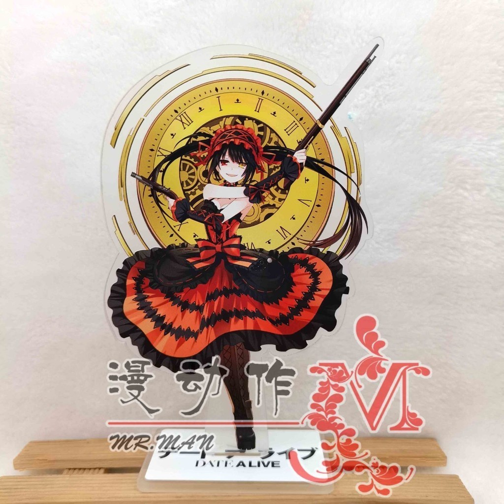 【潮玩精品擺件】約會大作戰時崎狂三夜刀神十香鳶一折紙四糸乃五河琴裏亞剋力立牌