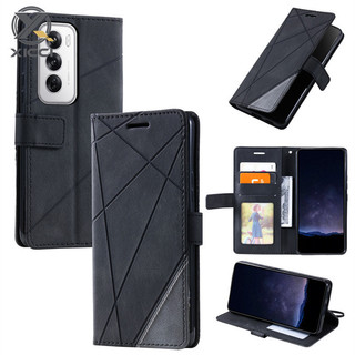 XICCI 適用於 OPPO Reno 12 5G/Reno 12Pro 5G/Reno 12F 5G 手機殼皮革時尚錢