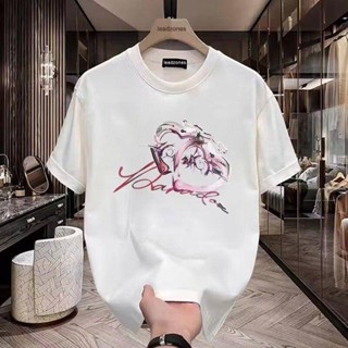 GP&臺灣現貨 短袖 網紅款美式棉質痞帥休閒短袖T恤青年男女夏季ins修身帥氣潮牌上衣