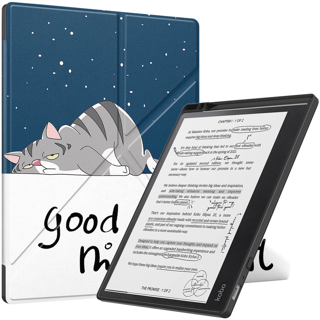 適用Kobo Elipsa 2E 電子書平板保護套 Kobo Elipsa 2E 變形金剛TPU防摔皮套