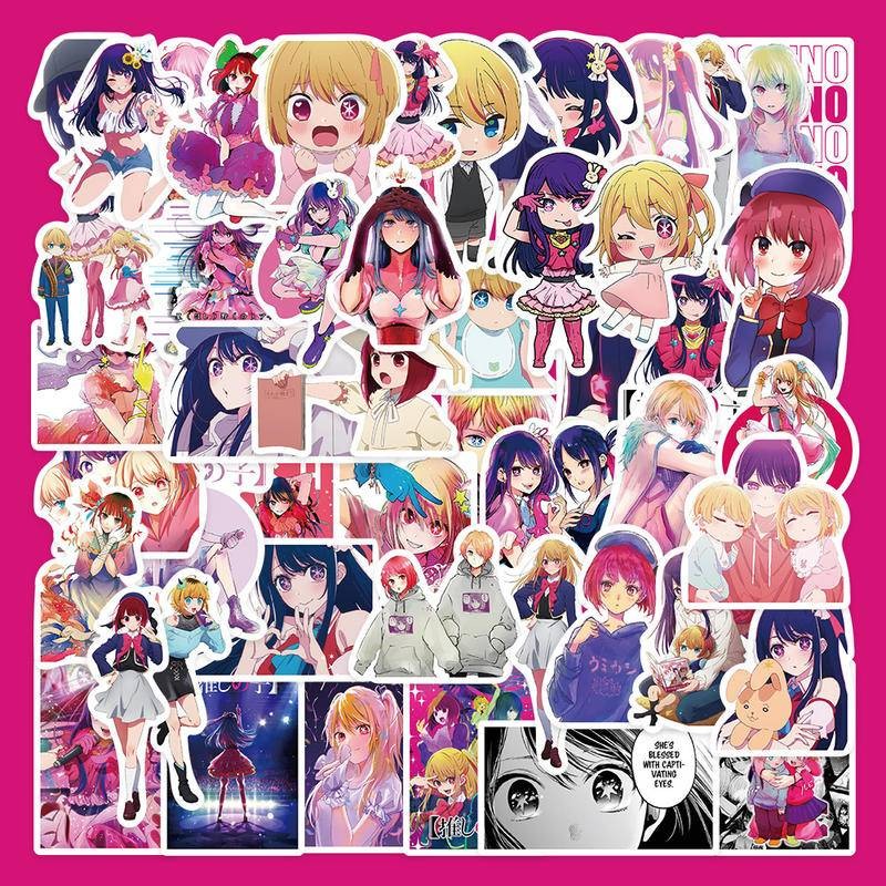 現貨 50張我推的孩子 動漫周邊 貼紙手機殼電腦防水diy 小愛星野愛 阿奎亞 露比星野瑠美衣 有馬佳奈 黑川茜 B小町