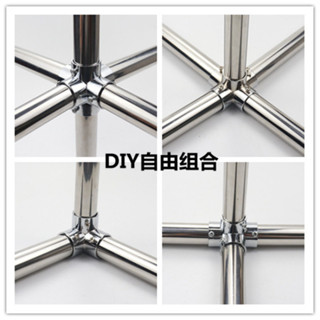 19mm/25mm/32mm不鏽鋼管連接配件彎頭三通四通五通介面緊韌體