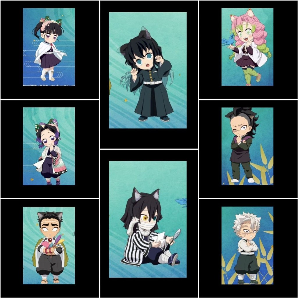 鬼滅之刃Q版可愛耳朵系列立牌 時透無一郎蝴蝶忍不死川実彌不死川玄彌伊黒小芭內甘露寺蜜璃香奈乎悲鳴嶼行冥 亞克力立牌#啾咪