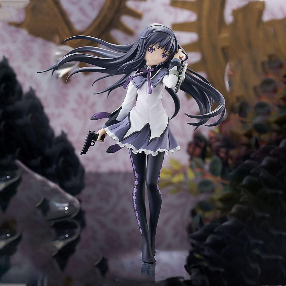 新款二次元 美少女17cm 魔法少女玩偶公仔 曉美焰劇場版 站姿手辦 書架桌面機箱擺件 動漫周邊 禮物