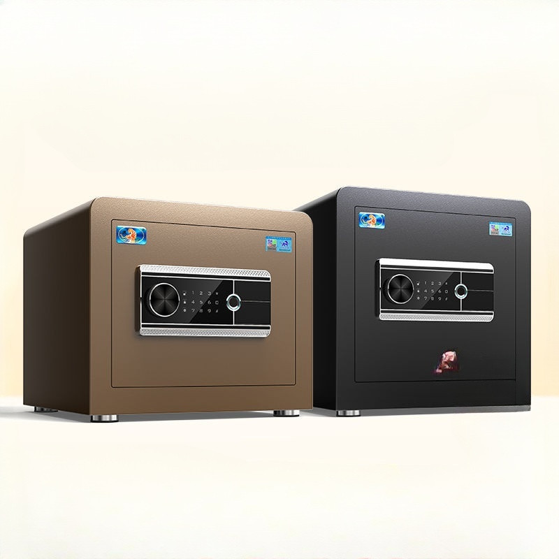 保險箱指紋保險櫃密碼小型家用辦公入牆衣櫃保管箱防盜警報