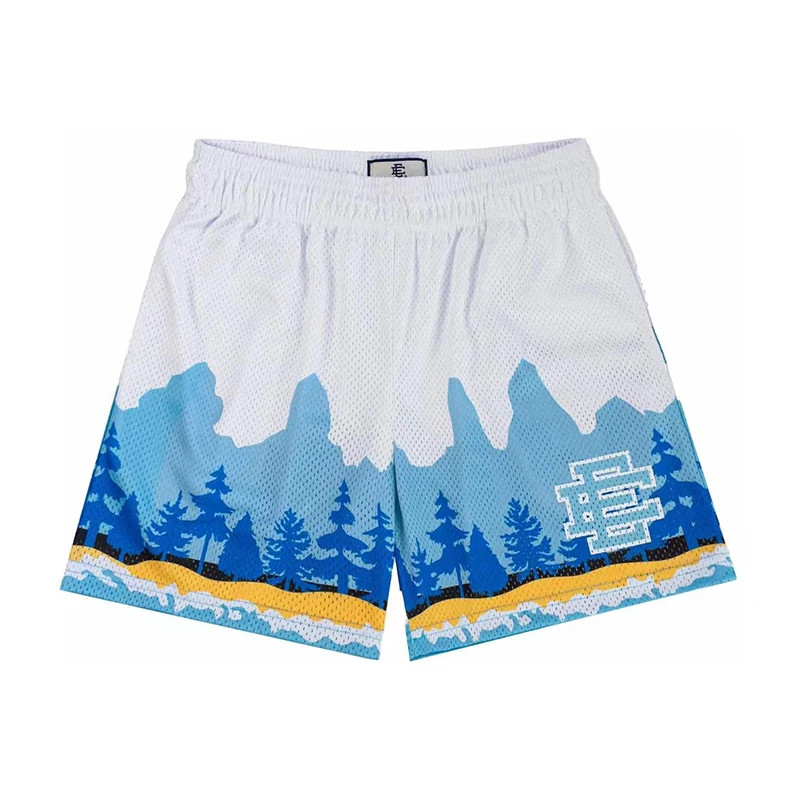 Eric Emanuel EE Basic shorts 2024男士健身短褲沙灘褲運動網眼透氣男士短褲時尚網眼短褲男