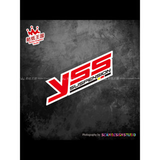 【臺灣出貨】YSS 避震器 Nmax155Xmax300NSS350PCX150摩托車改裝貼紙反光貼 24