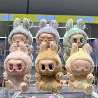 💎【熱賣現貨】Popmart 泡泡瑪特 labubu 拉布布吊飾 坐坐派對公仔布偶 鑰匙扣 包包配飾吊飾 搪膠毛絨公仔
