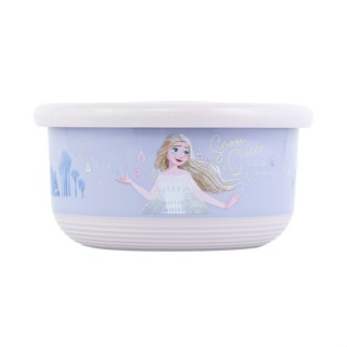 HOUSUXI迪士尼冰雪奇緣不鏽鋼雙層隔熱碗/ 730ml eslite誠品