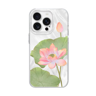 適用於ins創意國風錦鯉iPhone15Promax羽紗手機殼14plus蘋果16/11小米13Pro小清新mate50