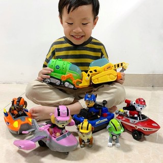 【台灣出貨💥】汪汪隊玩具 救援車變形玩具車 兒童音樂玩具車 六一兒童節禮物 狗狗救援隊玩具套裝 救援車玩具