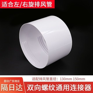 移動空調排風管延長管軟管轉接頭130mm150mm風管對接頭左右旋通用 排風管