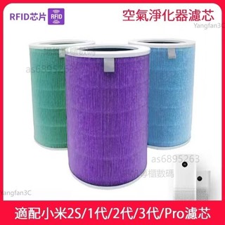 副廠 小米濾芯 米家小米1代/2代/2SPro/3代空氣淨化器空氣清淨機HEPA濾芯濾心複合型濾網