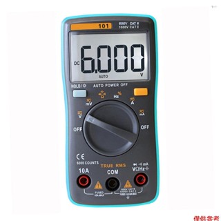 Yot RICHMETERS RM101真有效值多功能液晶數字萬用表DMM直流交流電壓電流表電阻二極管電容測試儀測量自動