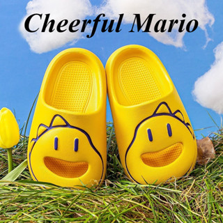 Cheerful Mario幸福瑪麗 15--22cm拖鞋 拖鞋 防滑防撞拖鞋 柔軟可愛 男女童拖鞋