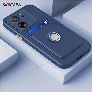 適用於 Redmi Note 14 Pro Plus 14Pro 卡槽錢包支架保護套適用於 Redmi Note14 5