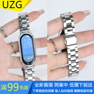適用於 oppo 手環的金屬錶帶適用於 oppo 手環的不銹鋼手鍊 1 智能手環腕帶配件