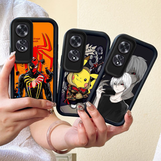外殼 oppo a60手機殼卡通加厚保護鏡片軟矽膠手機殼BB-JGS