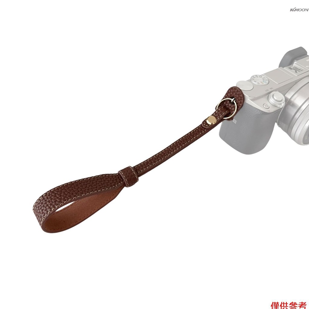 X9-M 通用相機手腕帶 PU皮革材質 愛馬系 咖啡色