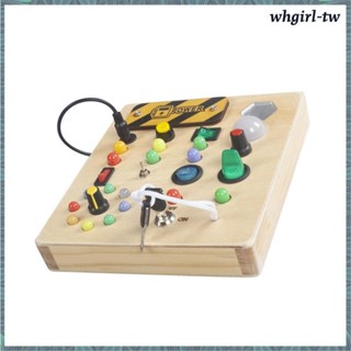 [WhgirlTW] 幼兒忙碌板、練習玩具、旅行玩具、學齡前活動的精細運動技能、兒童