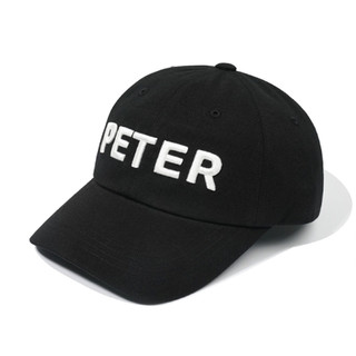 [FLOMMARKET] MY NAME IS PETER PETER BALL CAP 老帽 黑色