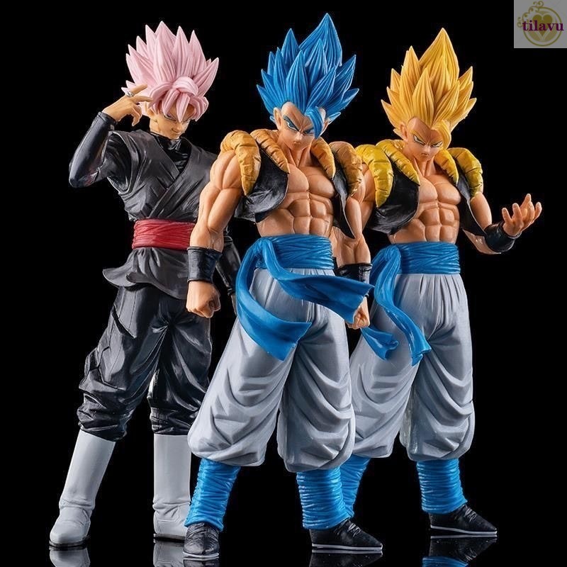 新品🔥 七龍珠手辦 超級賽亞人  黑悟空 孫悟空貝吉塔合體超藍悟吉塔 貝吉特 動漫周邊模型
