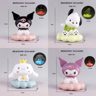 168新款雲朵小夜燈可愛卡通玉桂狗床頭燈發光美樂蒂擺件禮物