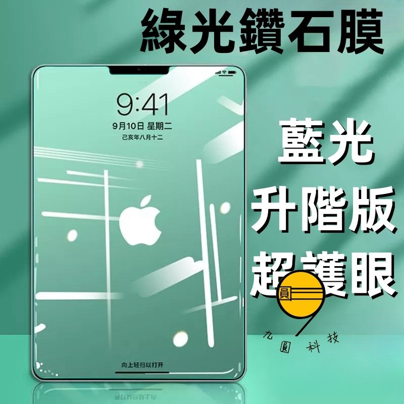 藍光護眼升級版 適用 iPad Air M4 2026 Pro M5 玻璃貼 12代 11 10 9 mini7 保護貼